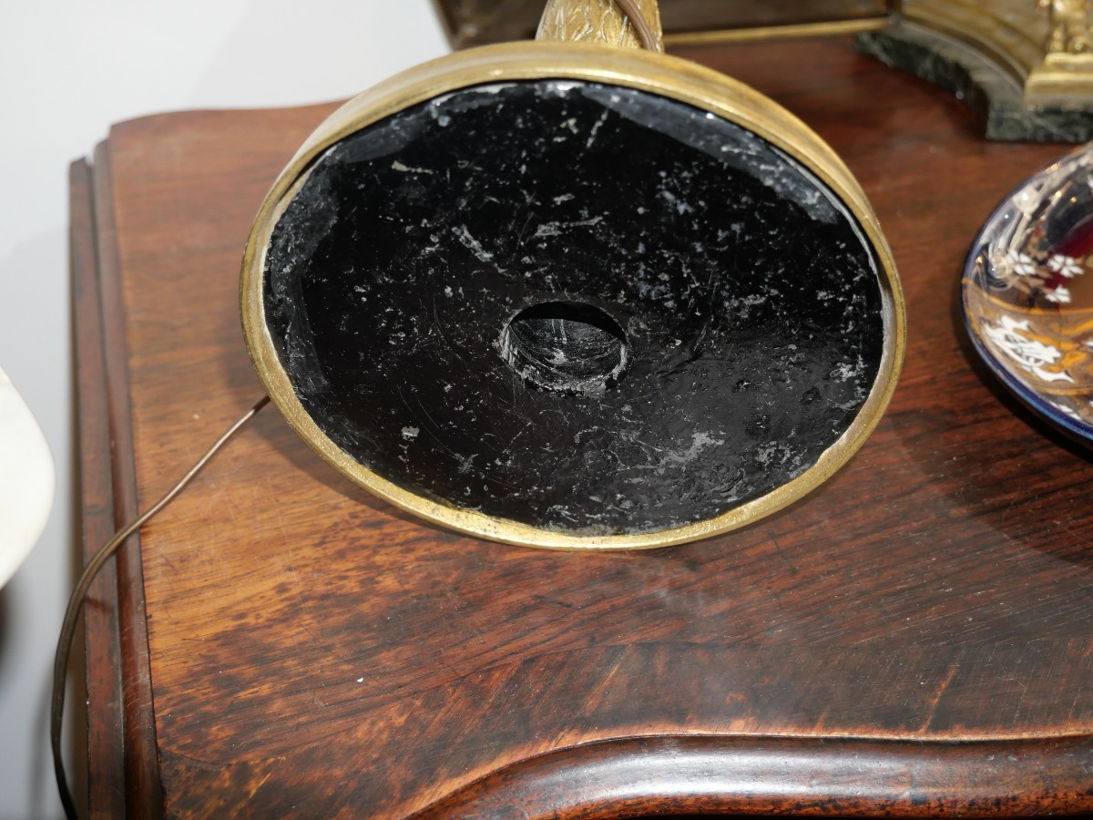Lampe De Bureau Bronze  1900-photo-1
