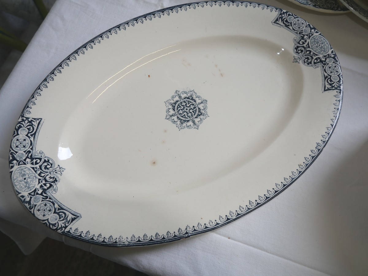 Earthenware Service, Early 20th Century-photo-4