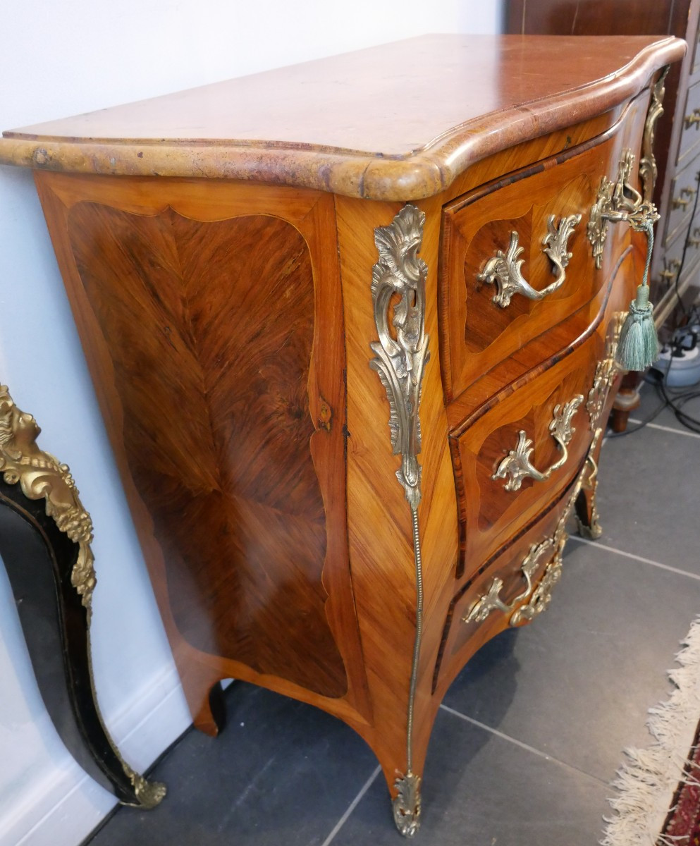 Commode Estampillée Jm Chevallier 18e-photo-3