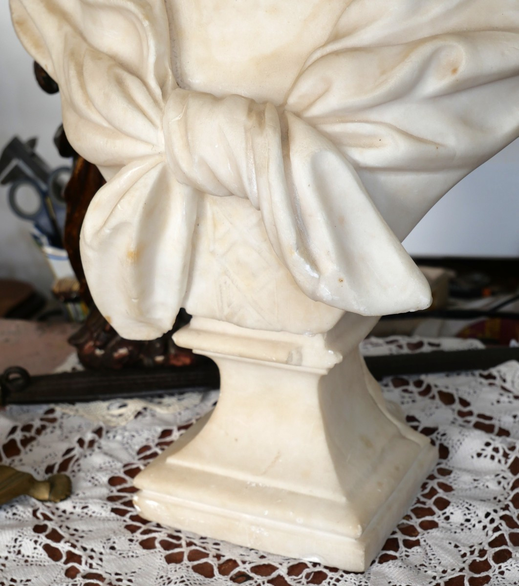 19th Century Marble Bust-photo-1