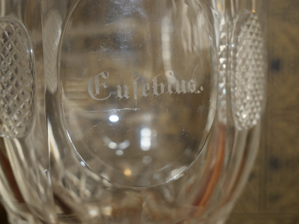 Cristal De Bohême Début 19e-photo-2