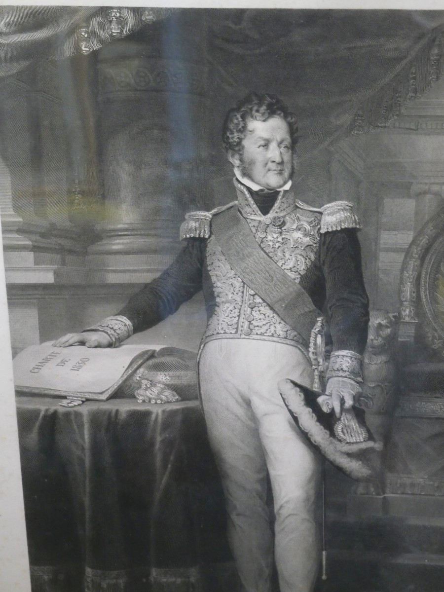 Louis Phillipe Gravure 19e -photo-3