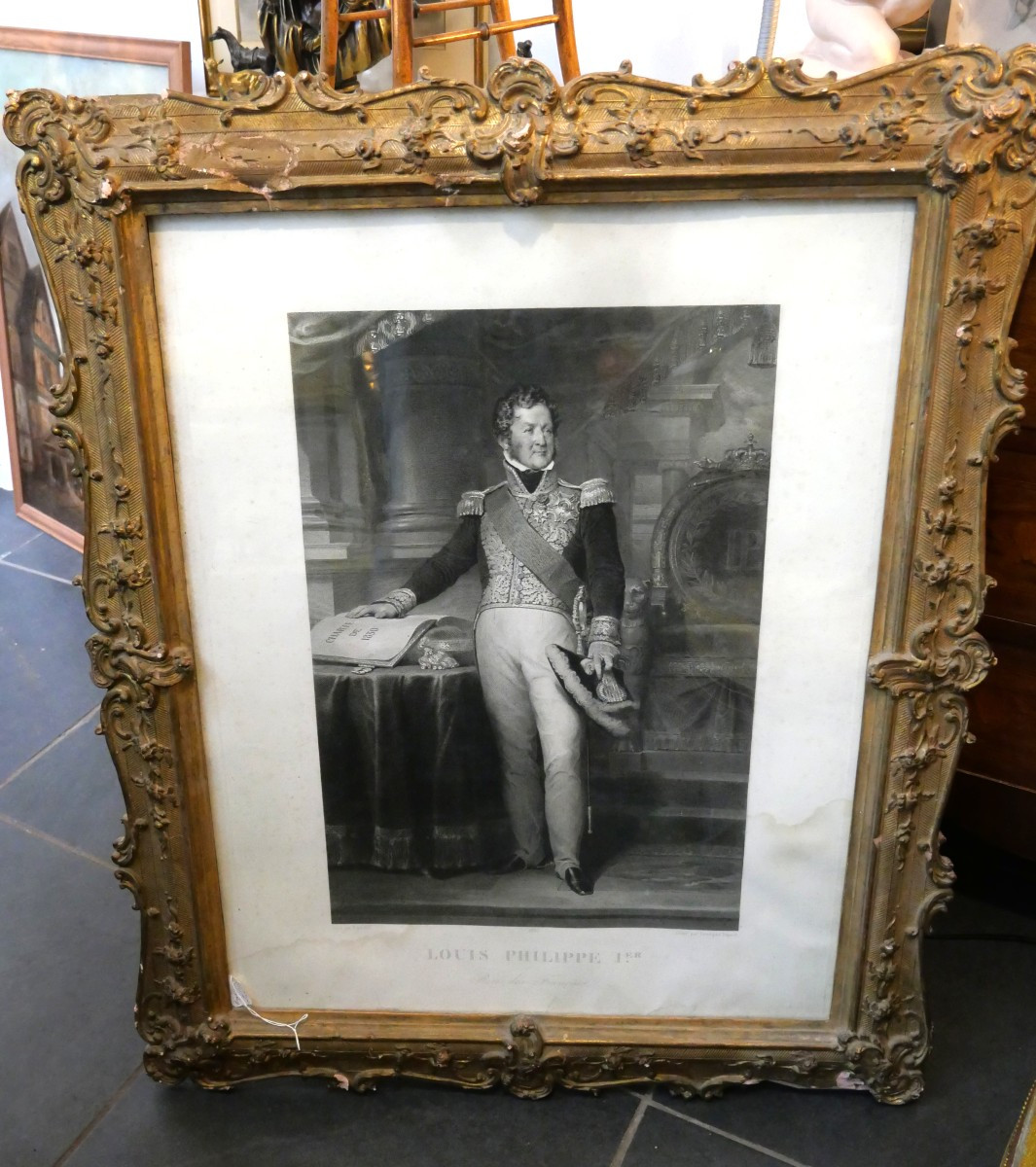 Louis Phillipe Gravure 19e 