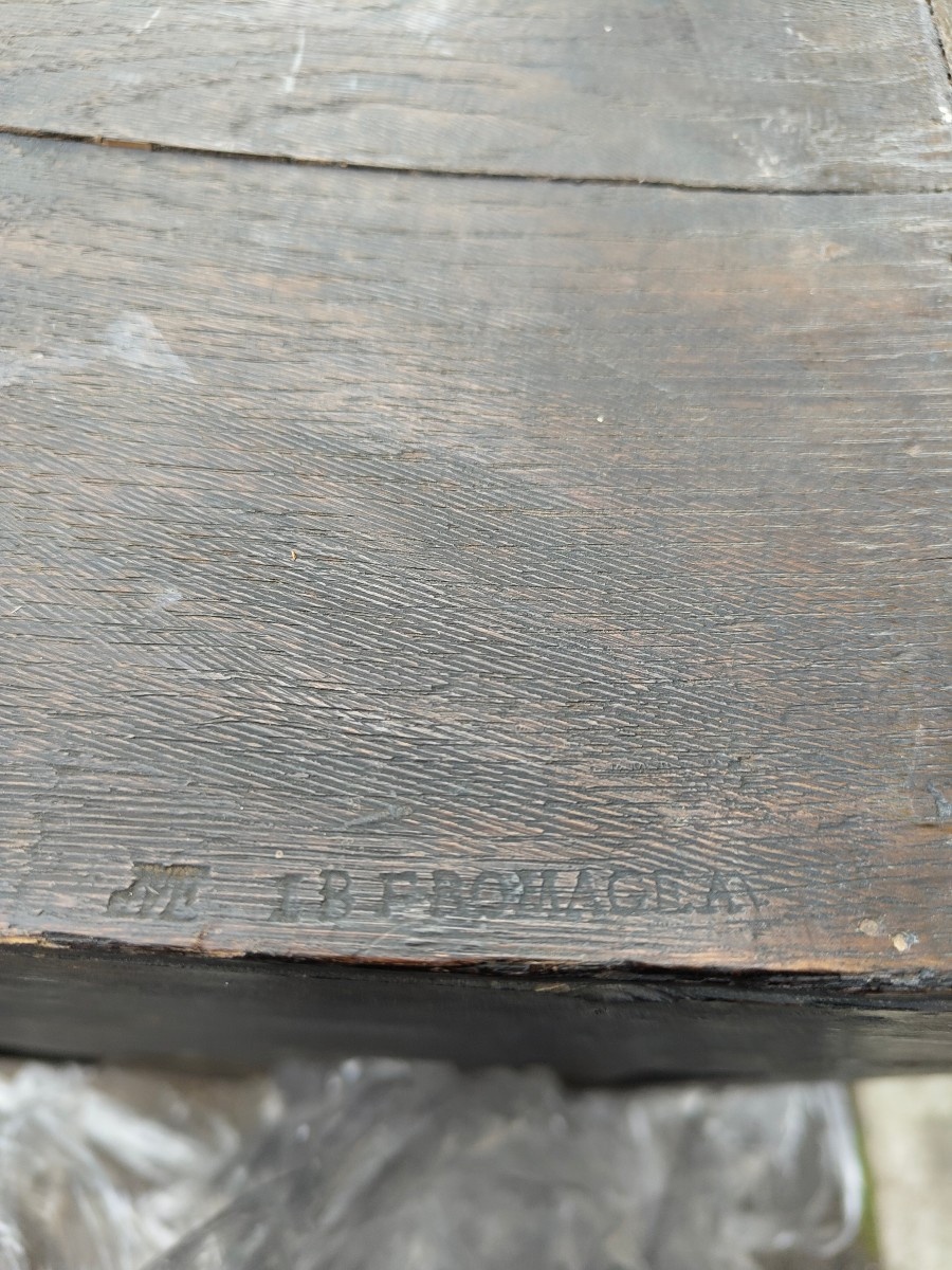 Louis XV Secretary Stamped -photo-3