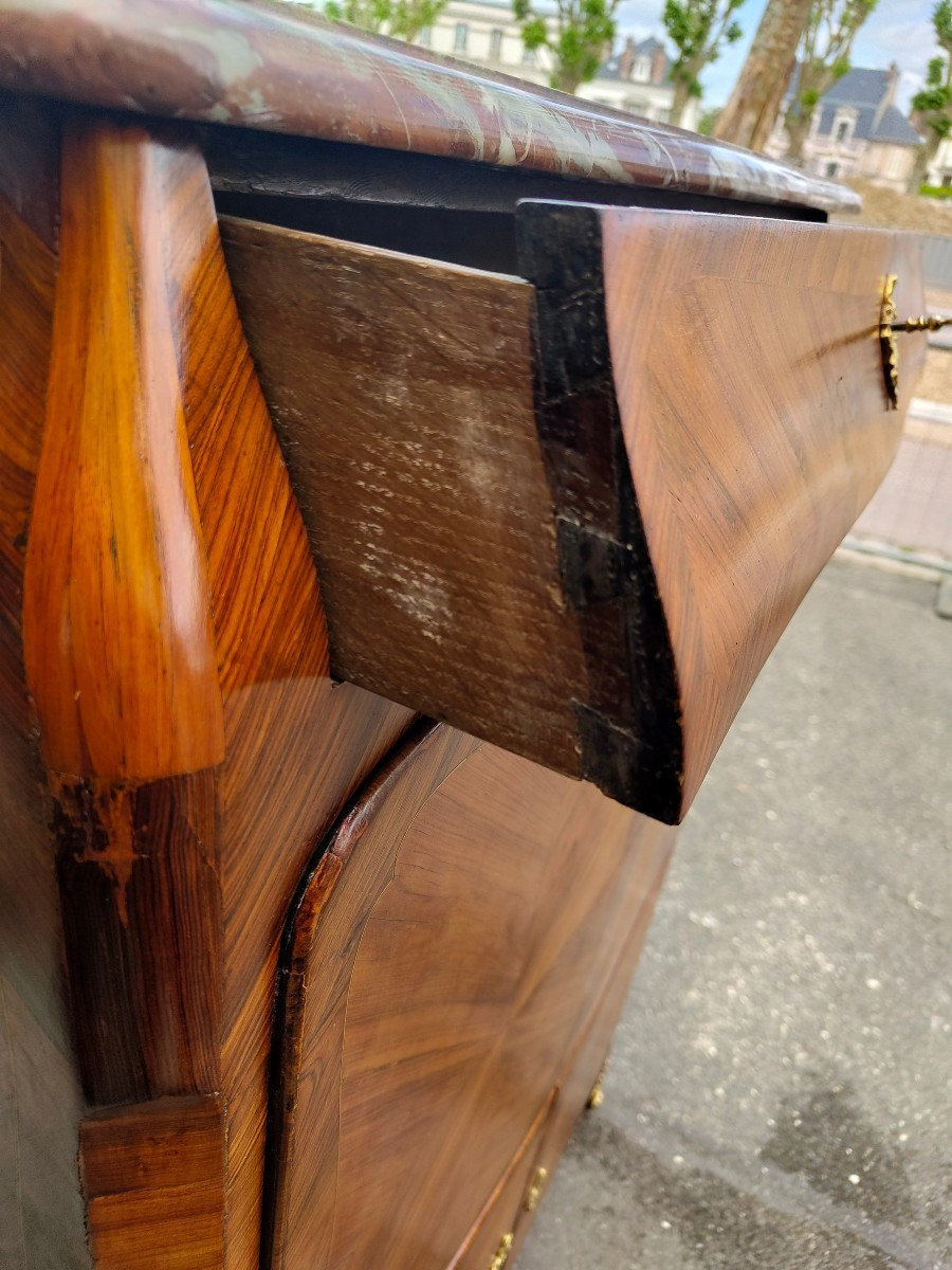 Louis XV Secretary Stamped -photo-3