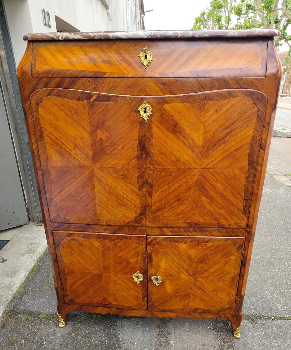 Louis XV Secretary Stamped 