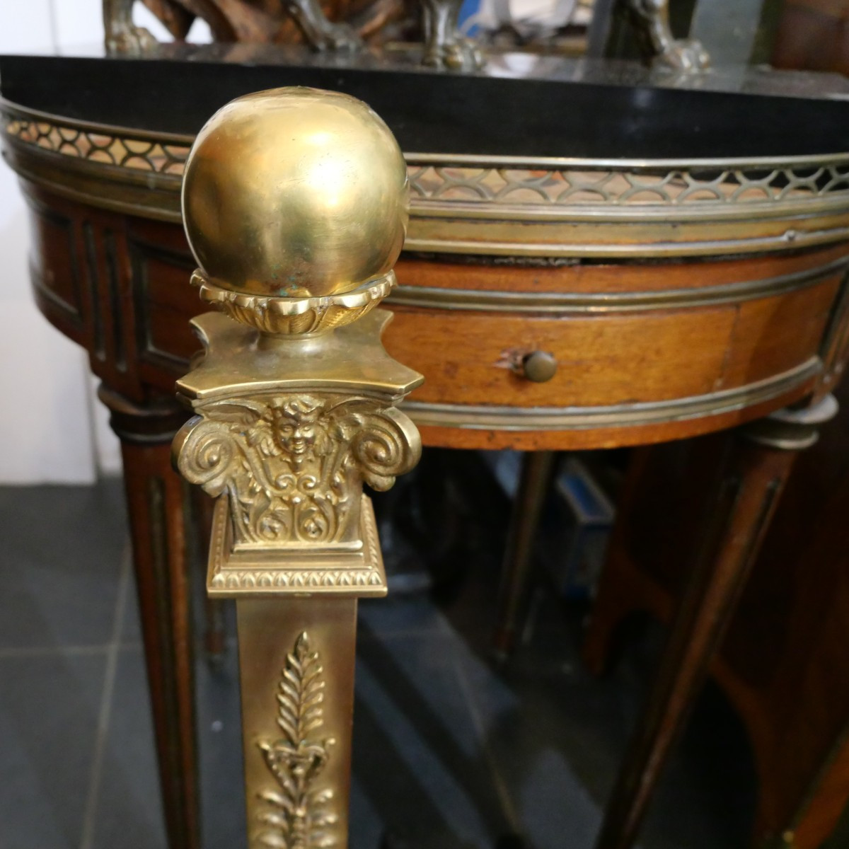 Paire de chenets XIXe -photo-2