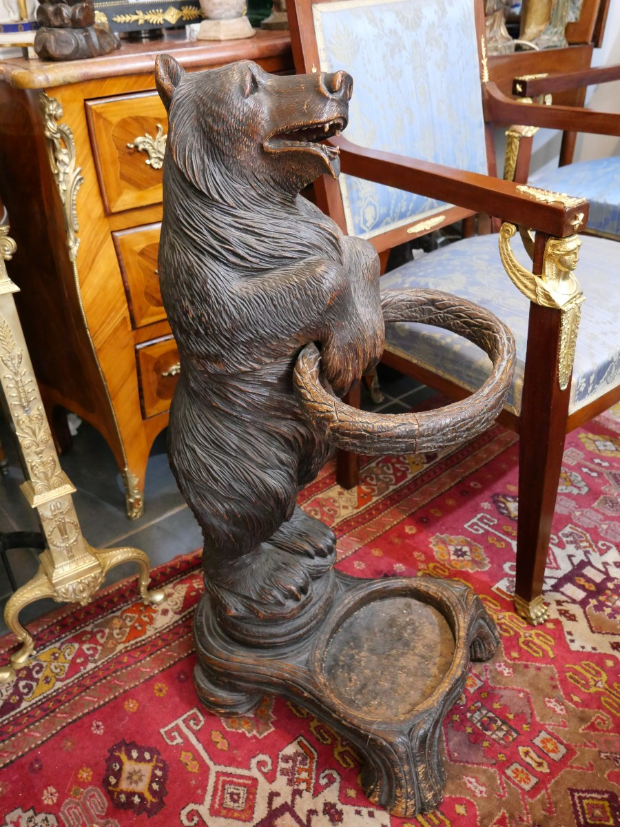 Black Forest Umbrella Bear, 19th Century -photo-2