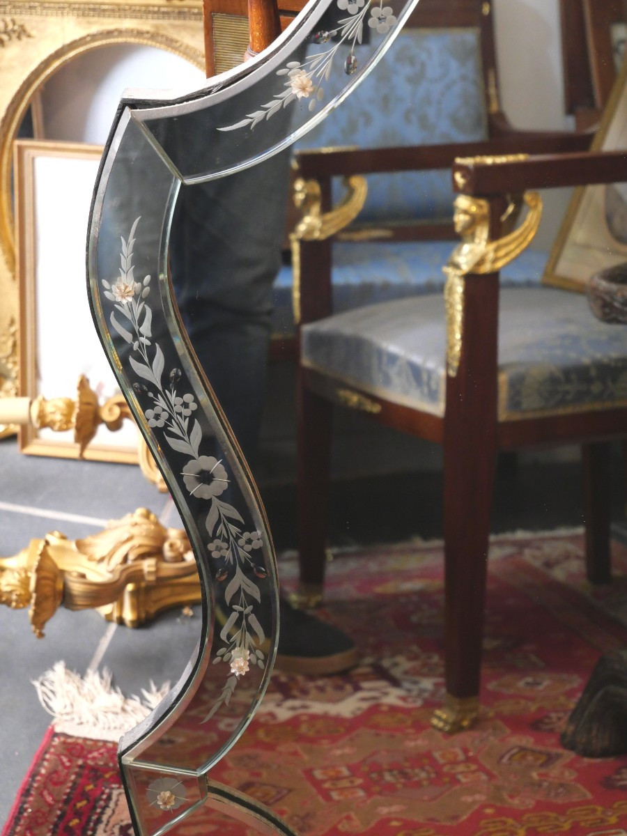 Grand miroir Murano -photo-3