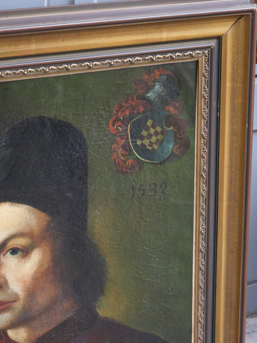 Pair Of 17th Century Portraits -photo-1