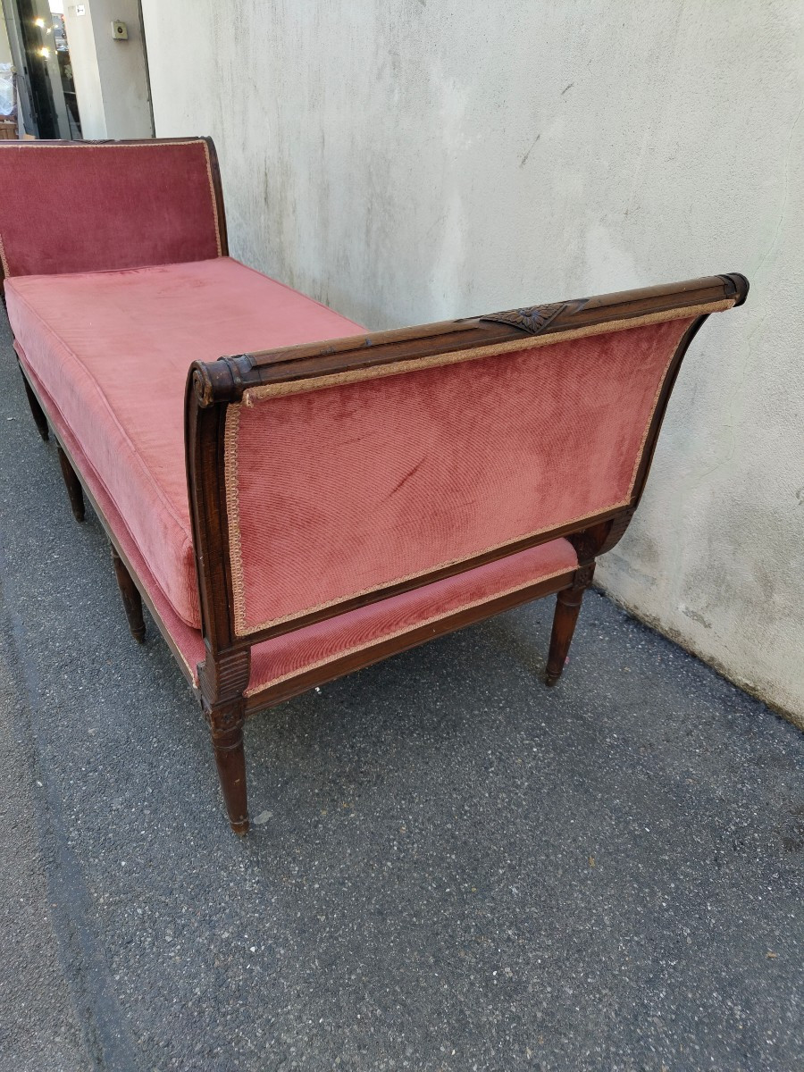Banquette époque directoire fin du 18e-photo-3