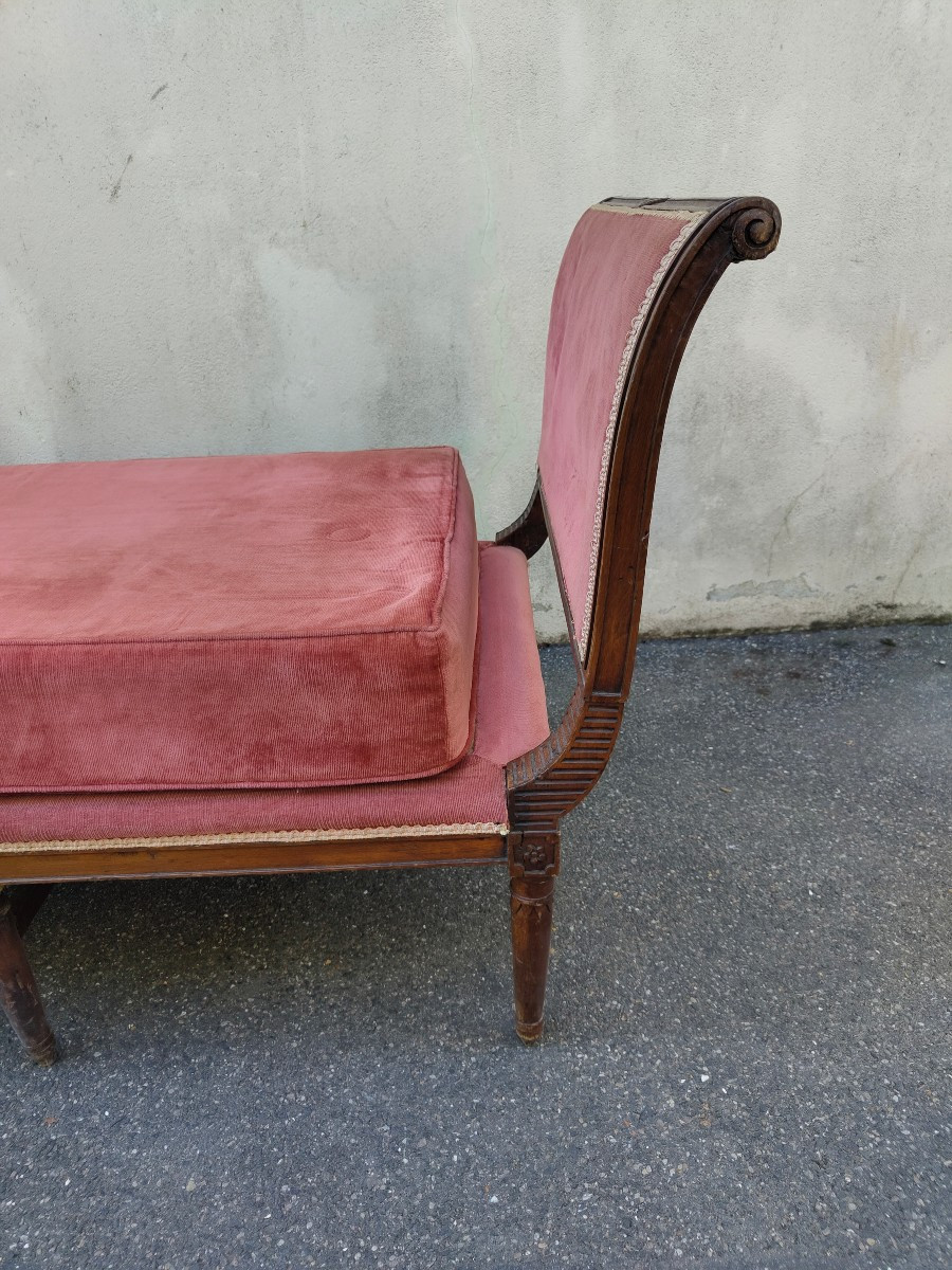 Banquette époque directoire fin du 18e-photo-2