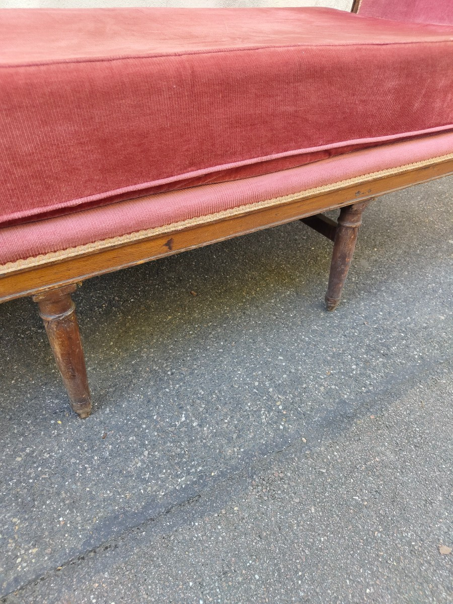 Banquette époque directoire fin du 18e-photo-3