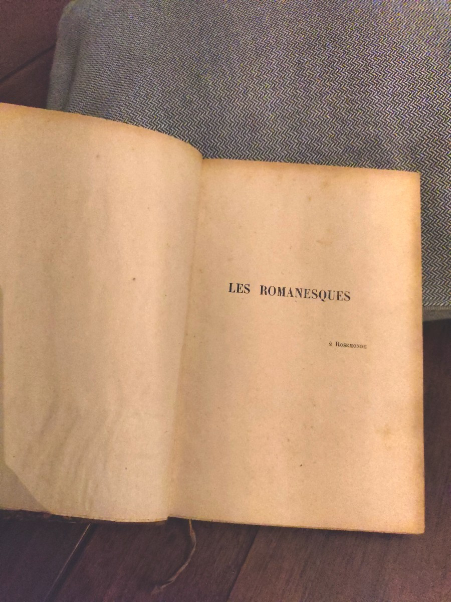 The Romanesques Signed Edmond Rostand -photo-1