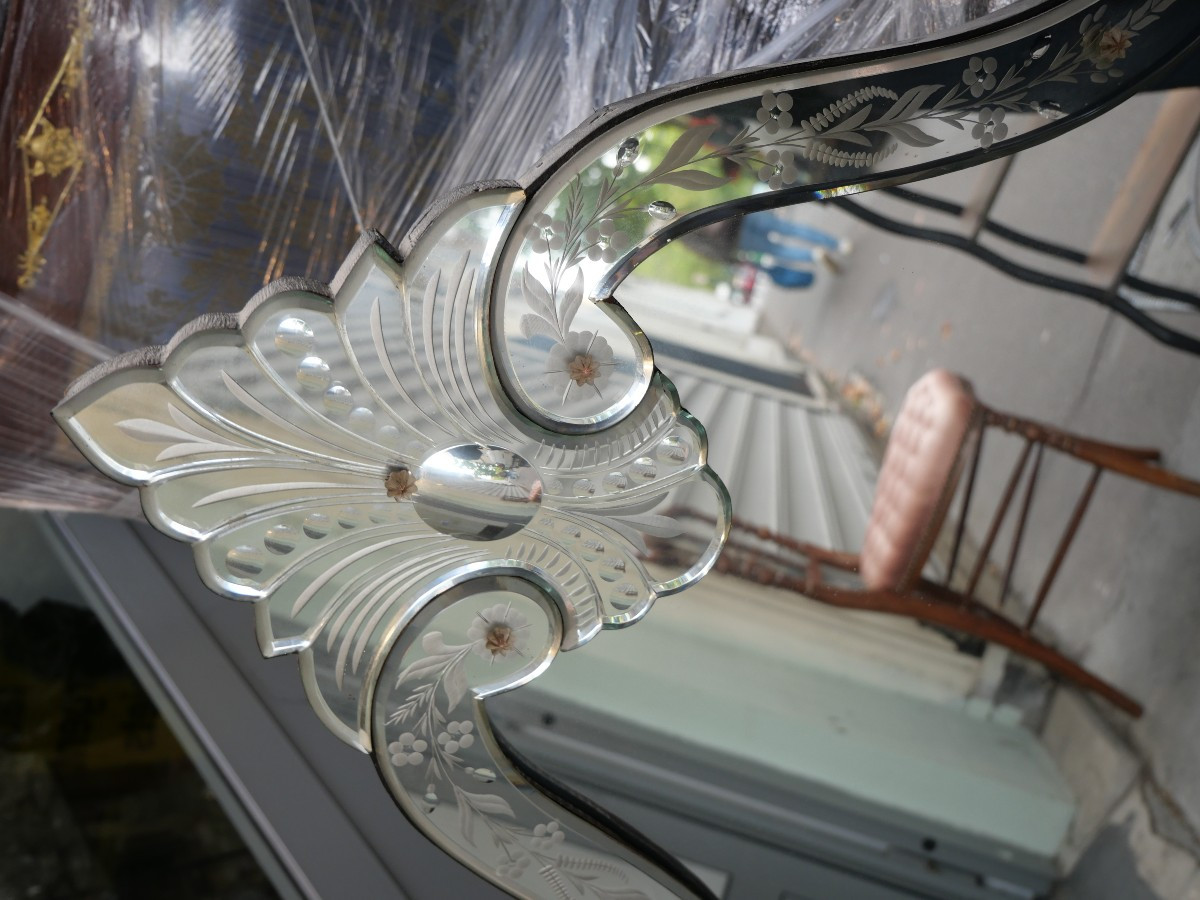 Miroir en verre de Murano-photo-3