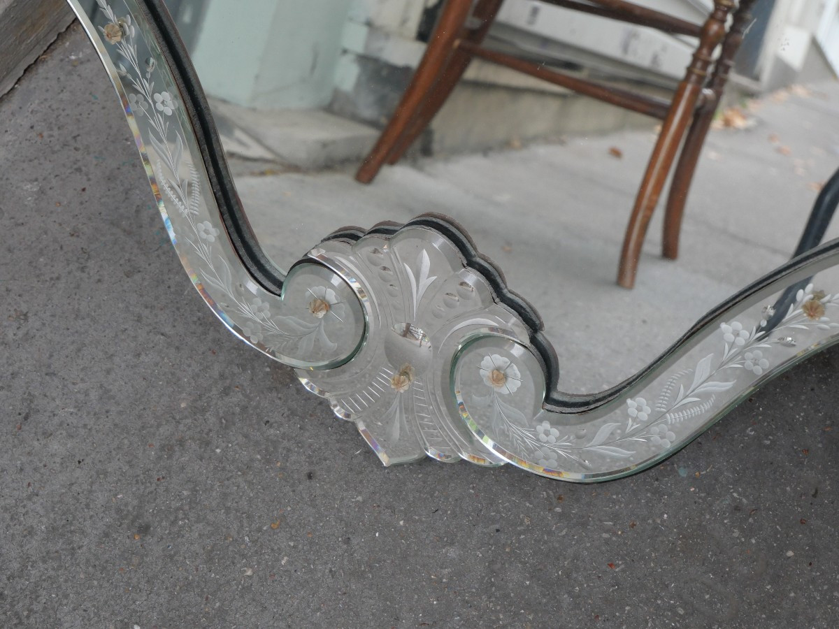 Miroir en verre de Murano-photo-1