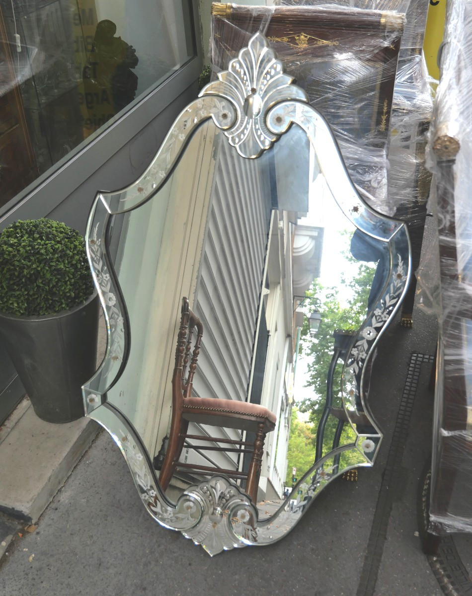 Miroir en verre de Murano