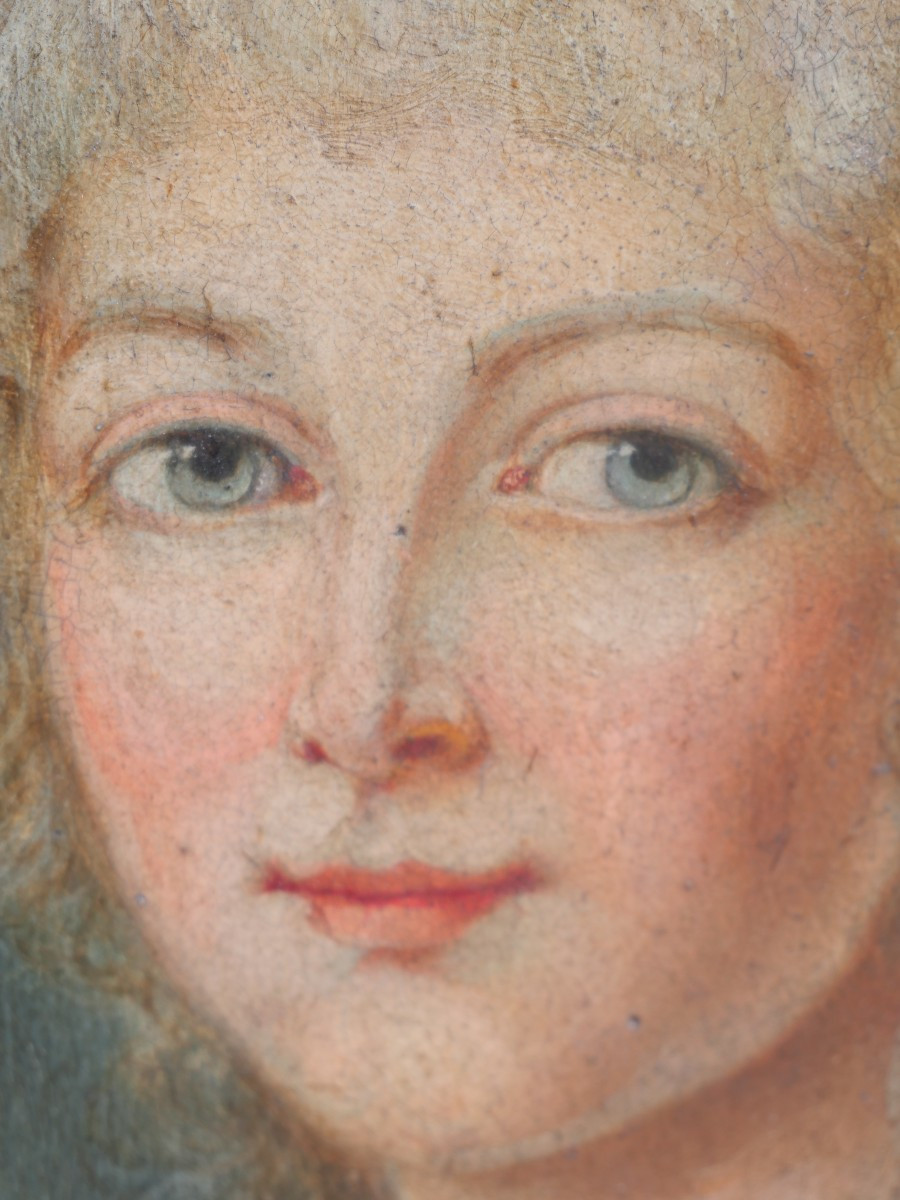 Portrait de jeune fille dans le gout du 18e-photo-1