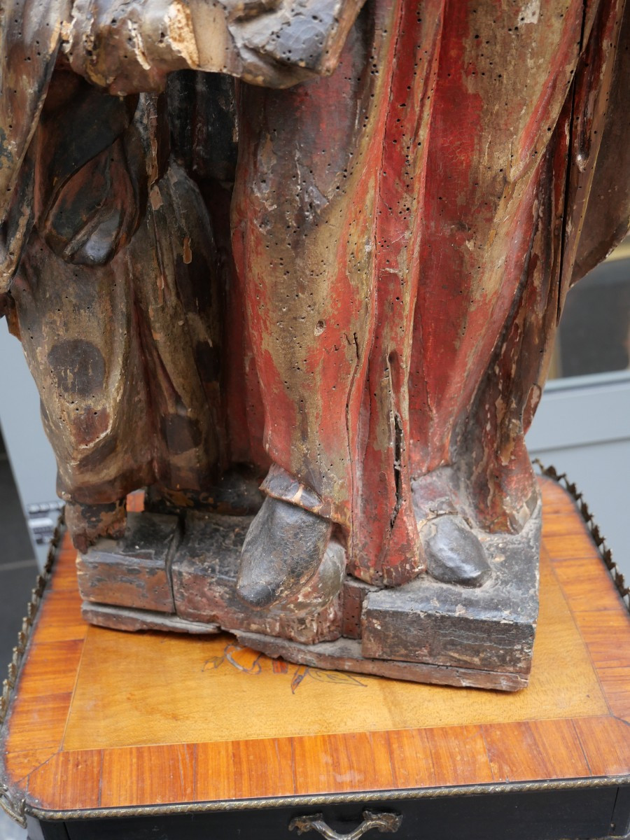 Sainte Anne bois sculpté 17e-photo-1