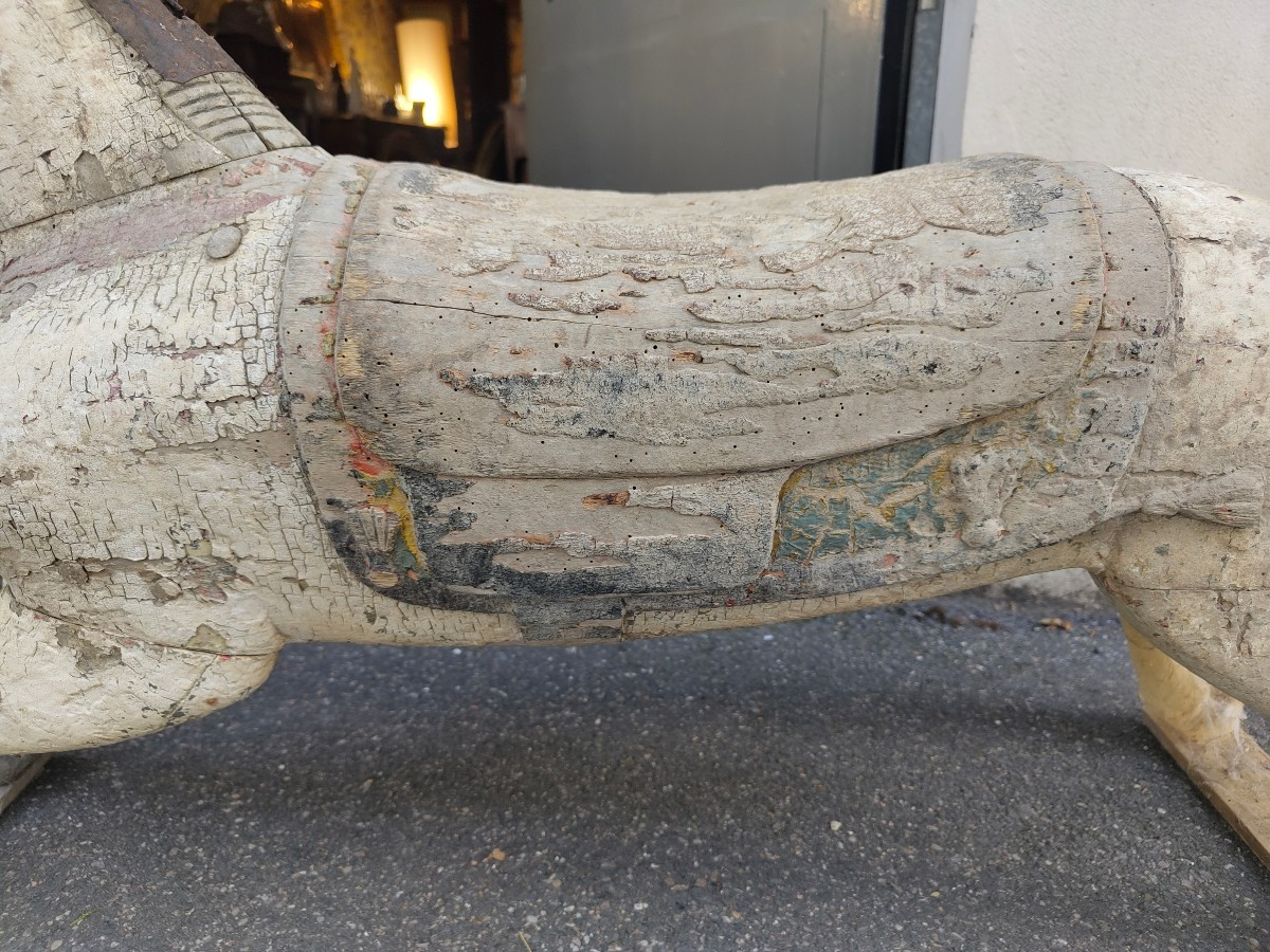 19th Century Carousel Horse-photo-5