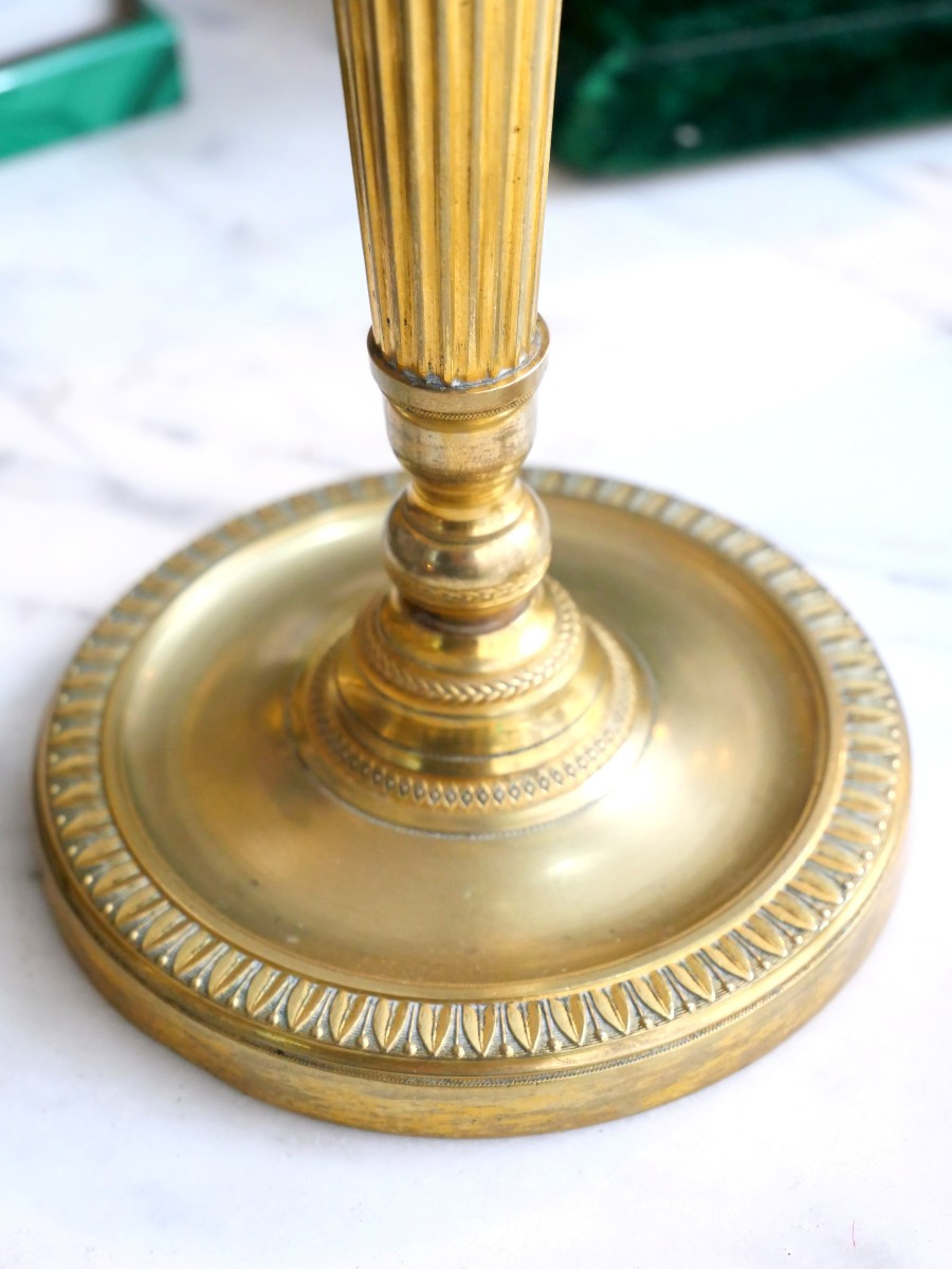 Paire de Bougeoirs Empire 19e-photo-4