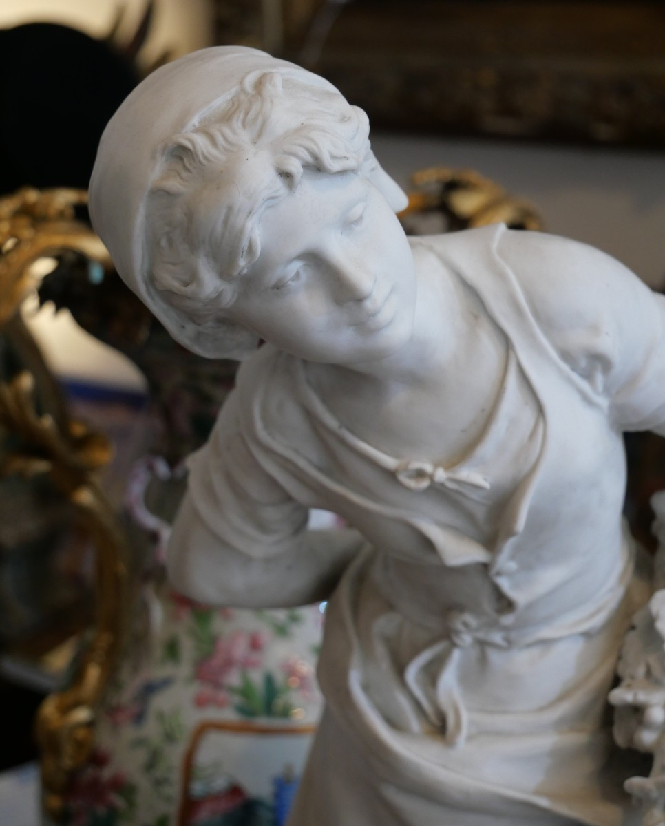 Grand biscuit Mathurin Moreau fin du 19e-photo-2