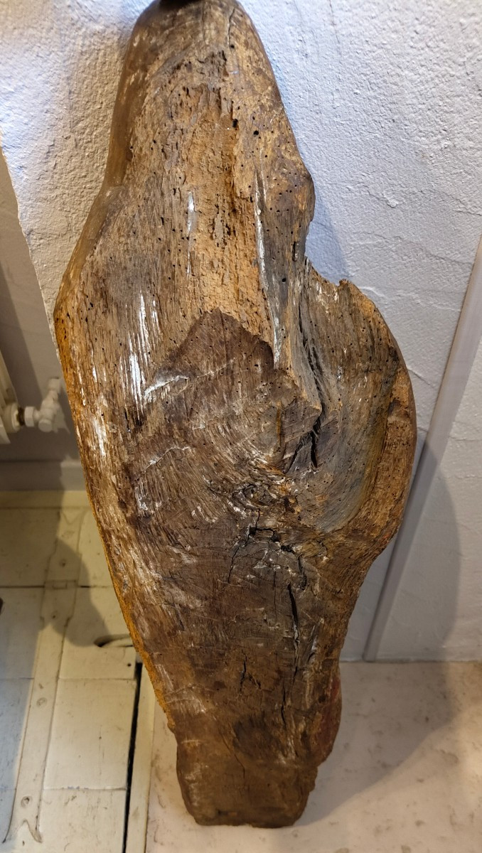 Saint Anne Carved Wood 17th Century -photo-2