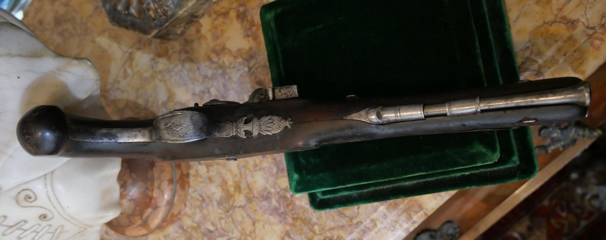 Pistolet à silex par l'armurier Twigg  fin du 18e-photo-3