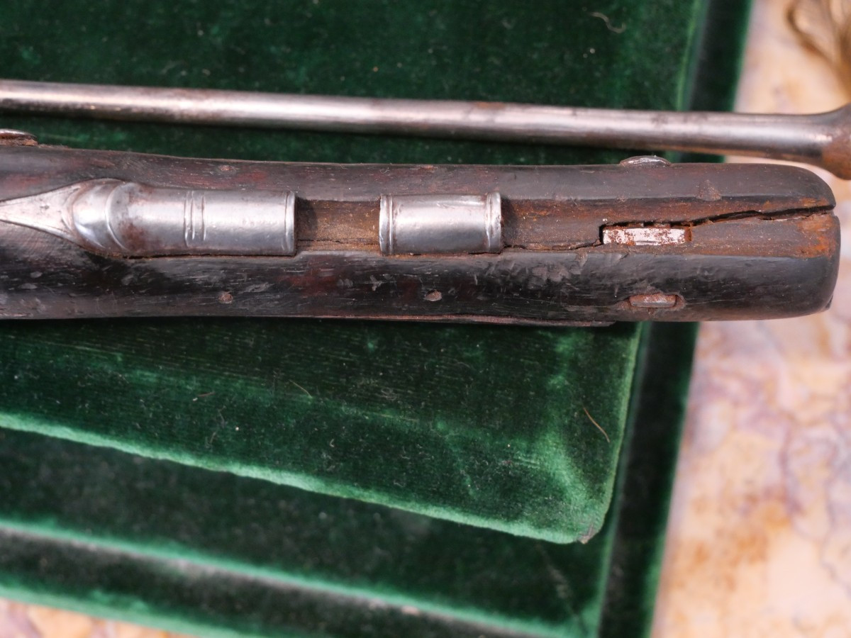 Pistolet à silex par l'armurier Twigg  fin du 18e-photo-3