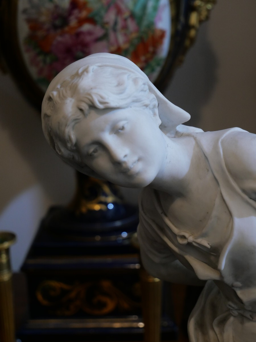 Young Girl By Mathurin Moreau -photo-3