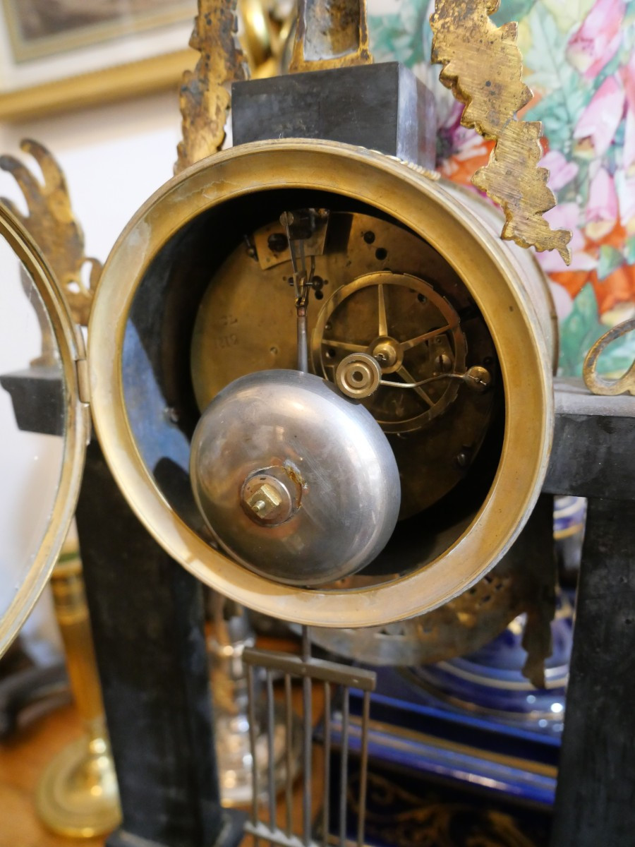 Large Consulate Clock, Late 18th Century-photo-3