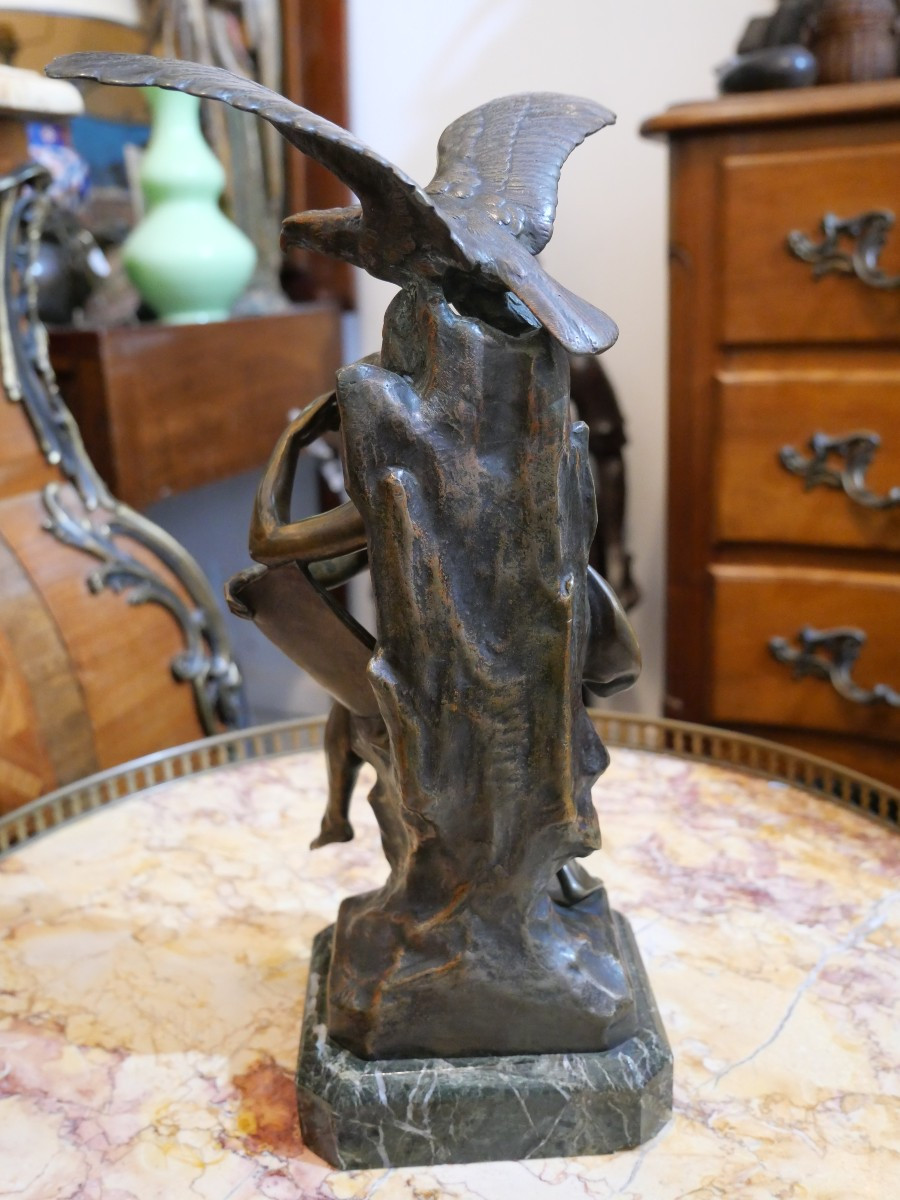 Le Penseur Par Emile Picault fin du 19e-photo-4