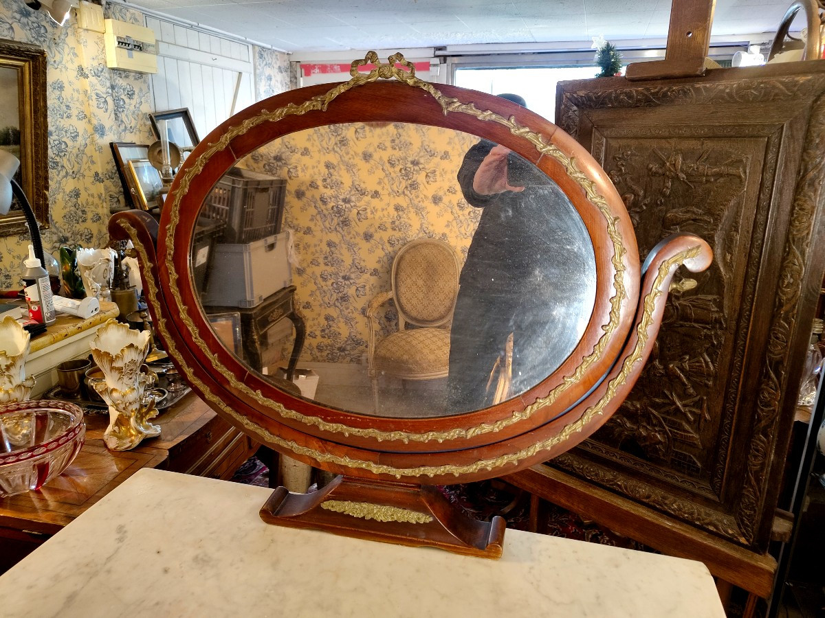 19th Century Restoration Style Dressing Table-photo-2