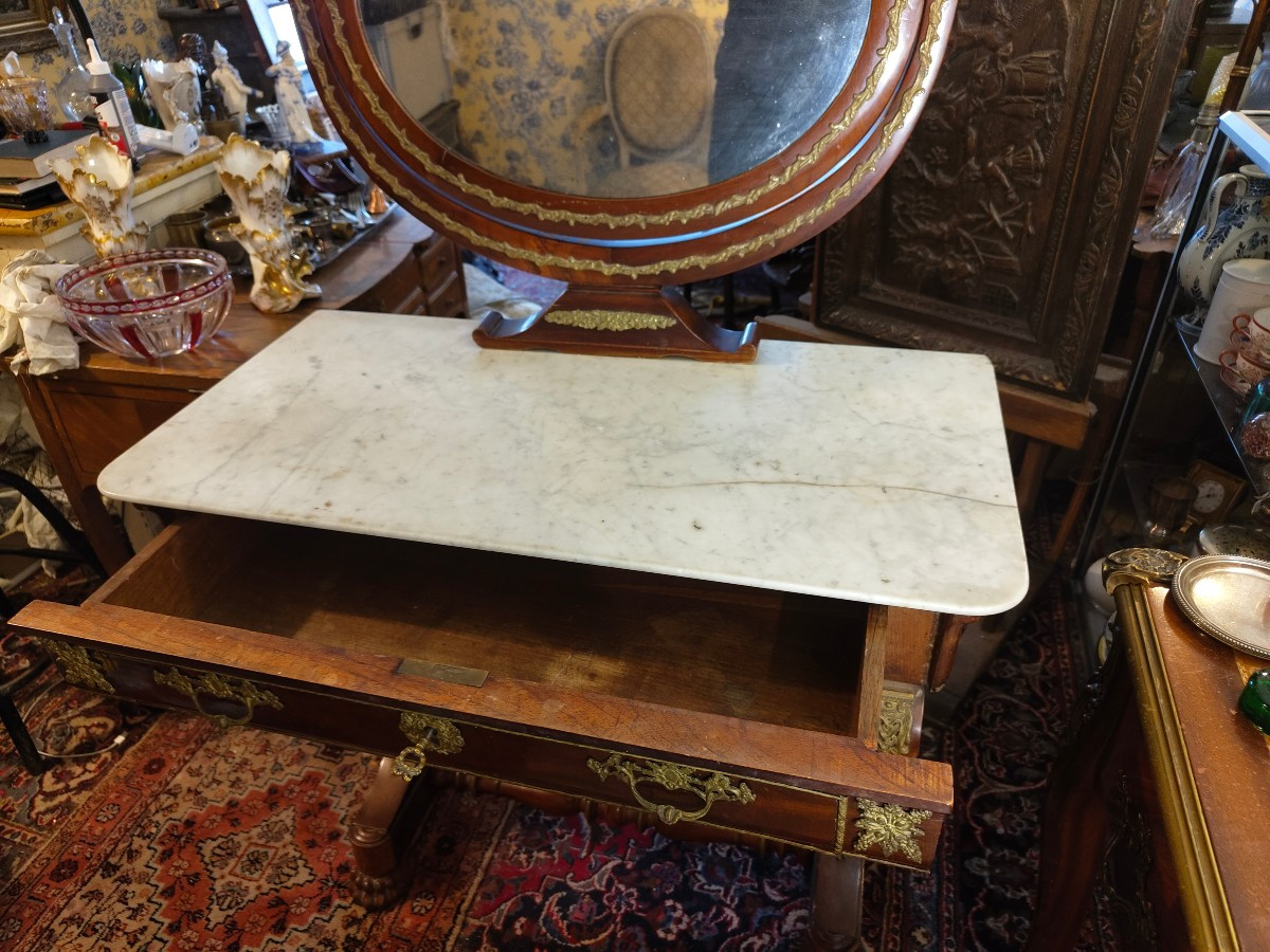 19th Century Restoration Style Dressing Table-photo-3