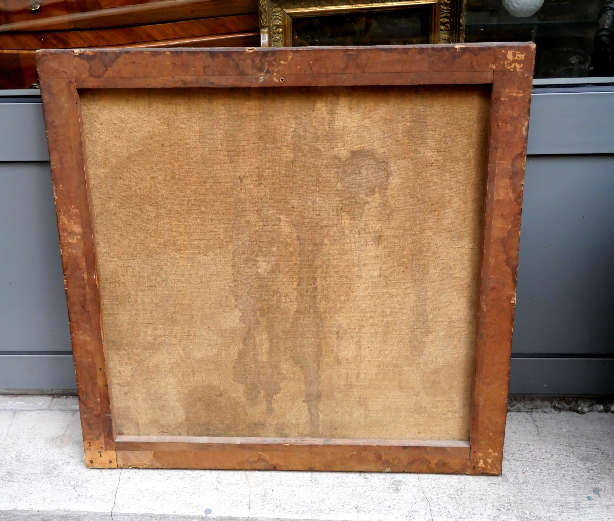 Children Near The Fire Hst 18th-photo-2