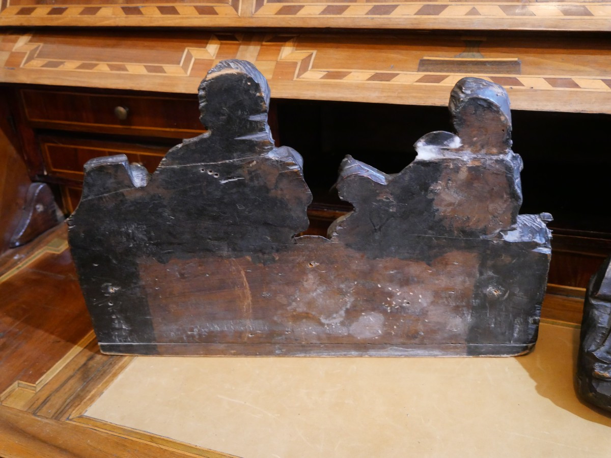 Evangélistes en bois sculpté 16e-photo-1