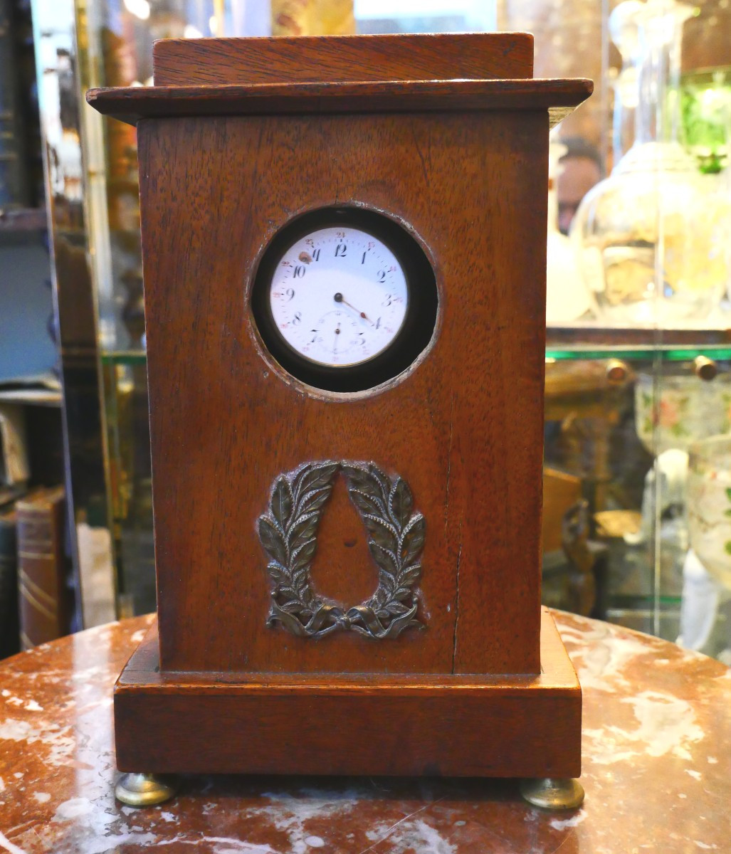 Porte montre acajou 19e-photo-2