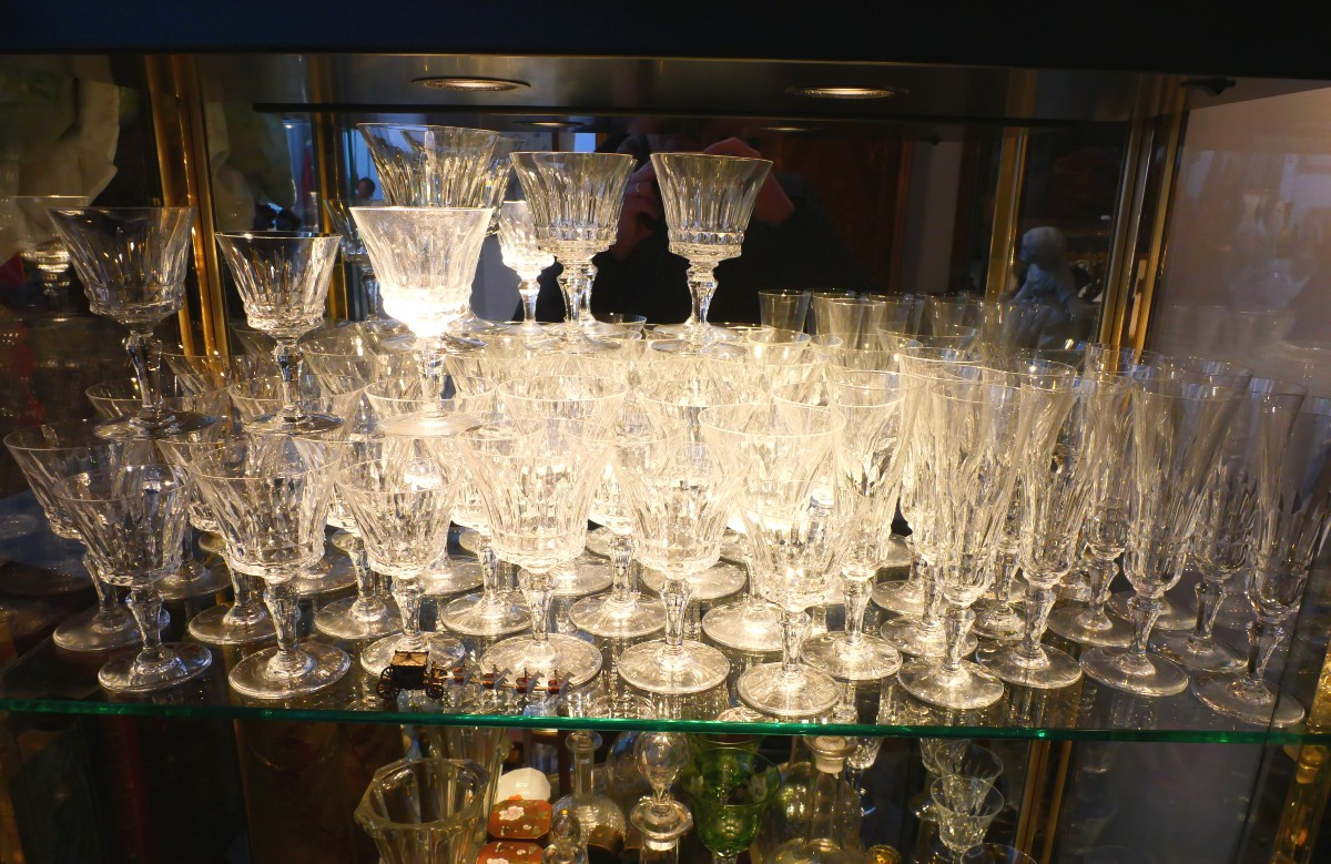 Service de verres en cristal de Baccarat 