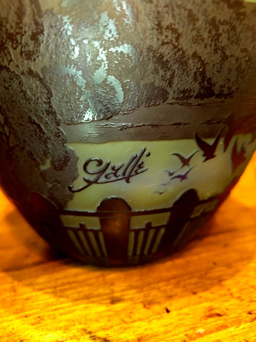 Gallé Vase, Lake Como -photo-3