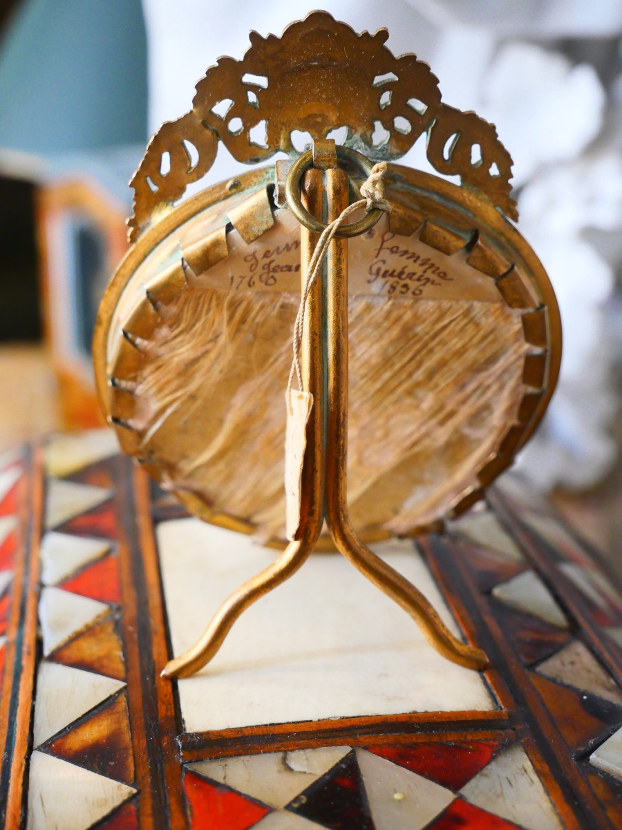 Miniature Attributed To Jean Urbain Guerin, Late 18th Century-photo-4