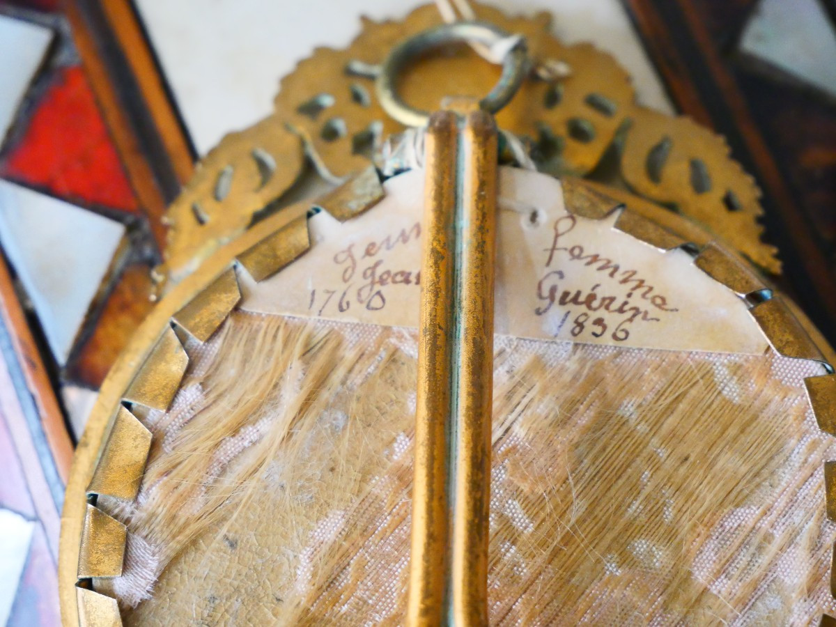 Miniature Attributed To Jean Urbain Guerin, Late 18th Century-photo-1