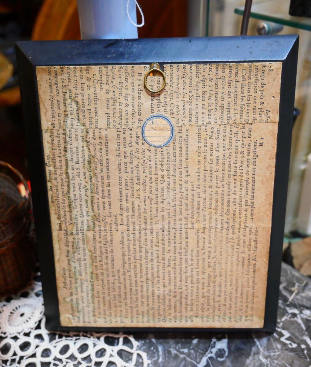 Large Miniature Of A Bearded Man, 19th Century-photo-3