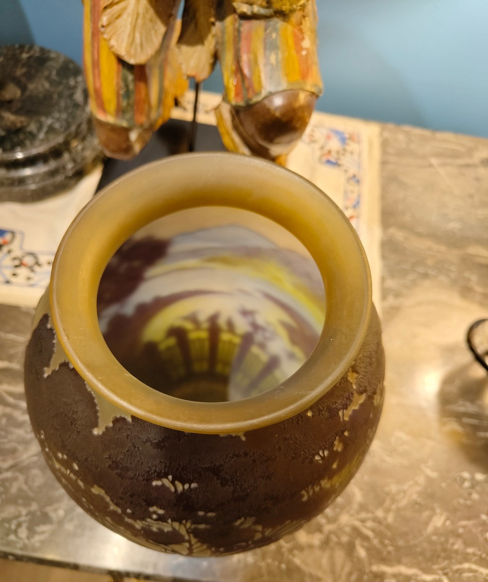 Lake Como Vase By Gallé -photo-3