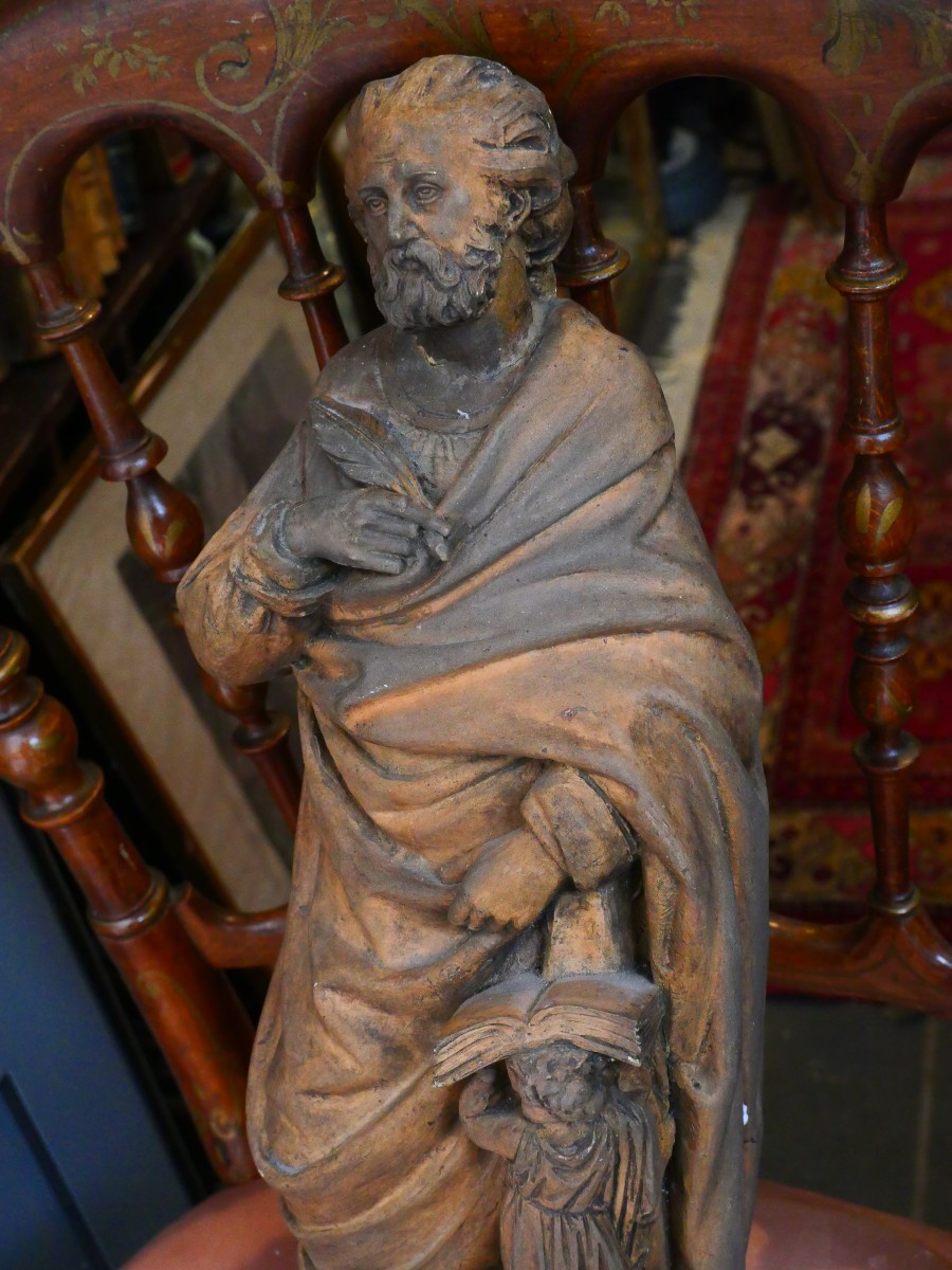 Saint Paul terre cuite 19e-photo-2