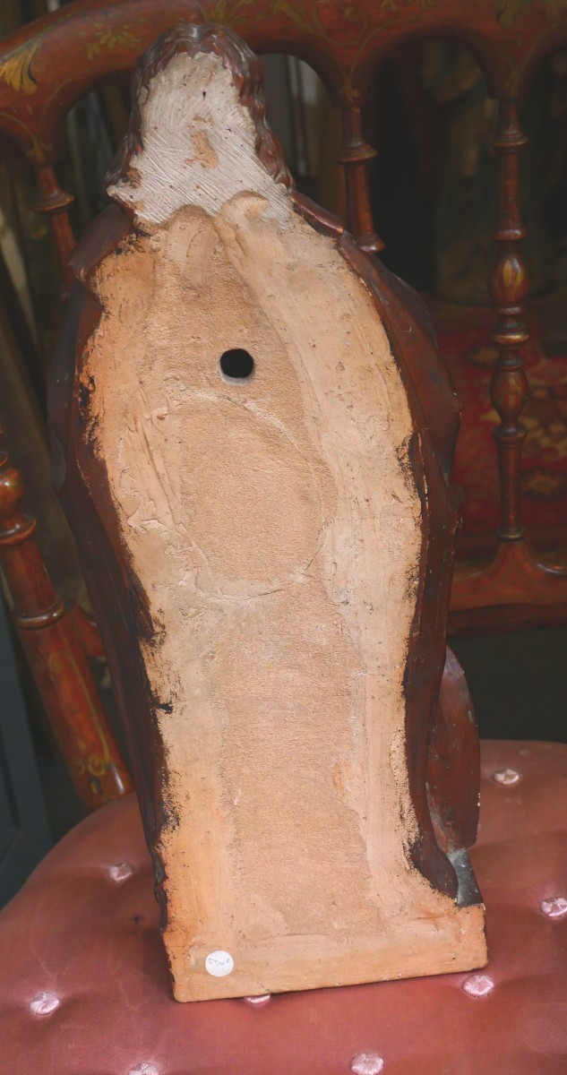 Saint Jean en terre cuite 19e-photo-1