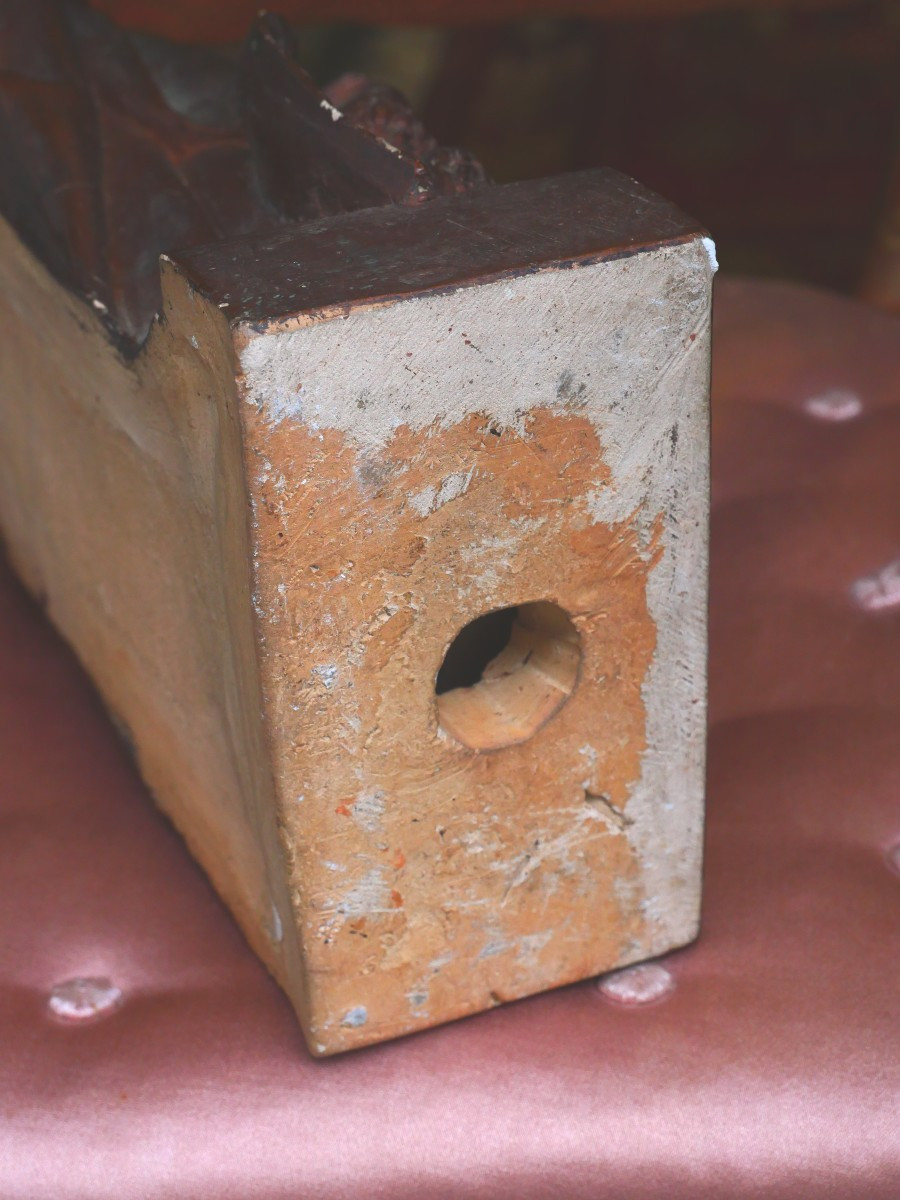 Saint Jean en terre cuite 19e-photo-2