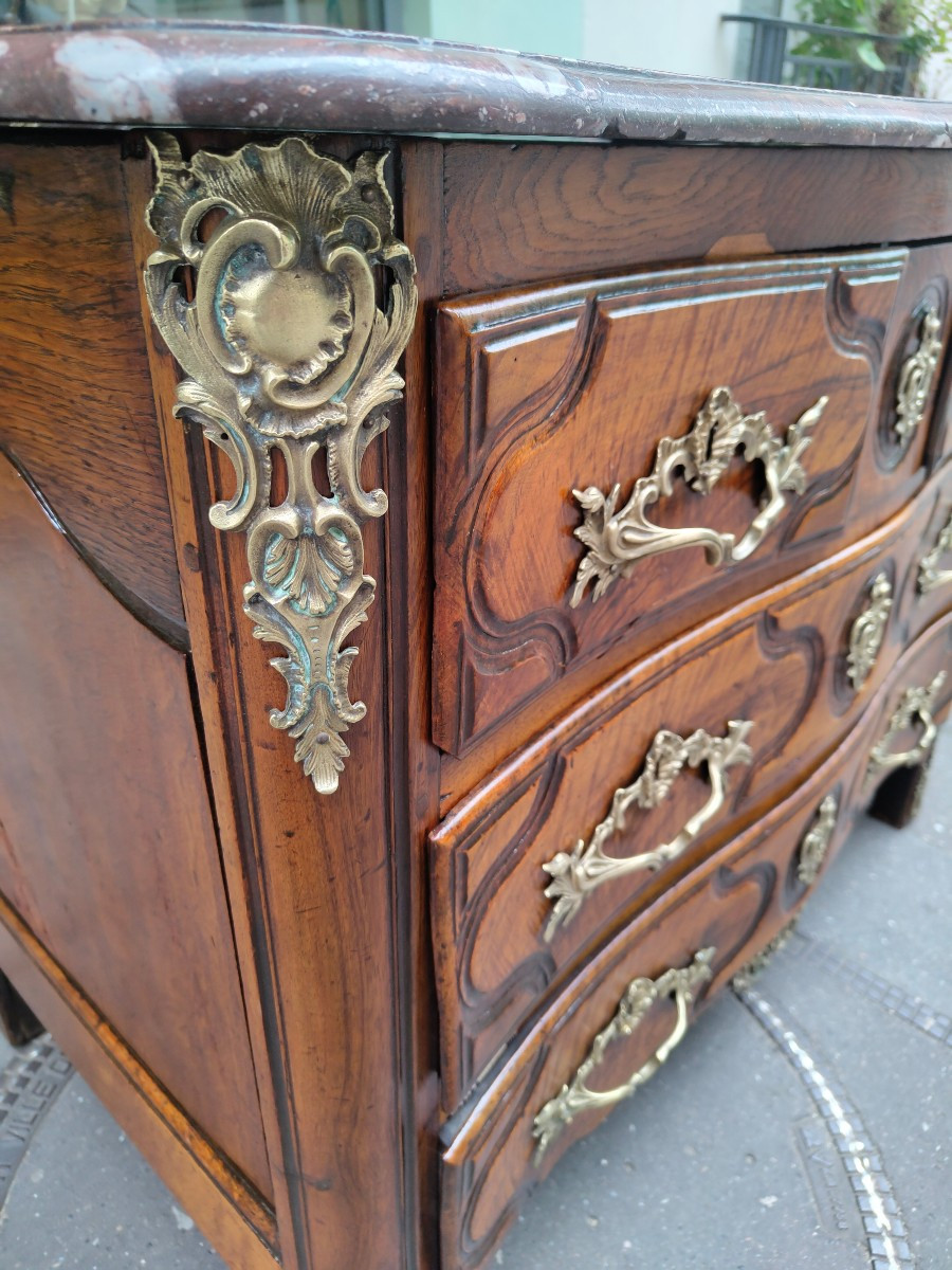 Commode milieu XVIIIe estampillée Thuillier -photo-6