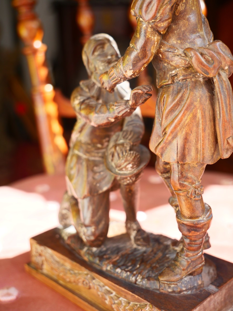 Sculpture Henri IV et Sully 19e-photo-1