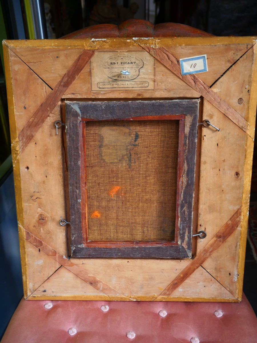 L'homme et son chien  hst XIXe-photo-2