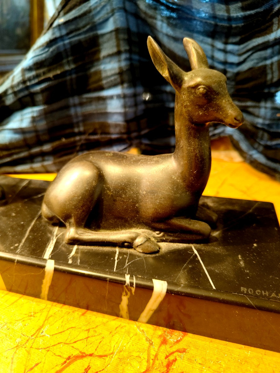 Regule Sculpture By Irénée Rochard, Art Deco -photo-3